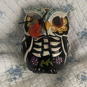 Blue sky day of the dead tea light